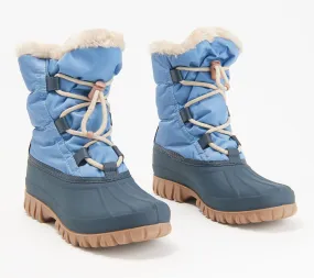 "As Is" Cougar Waterproof Bungee Winter Boots - Cinch