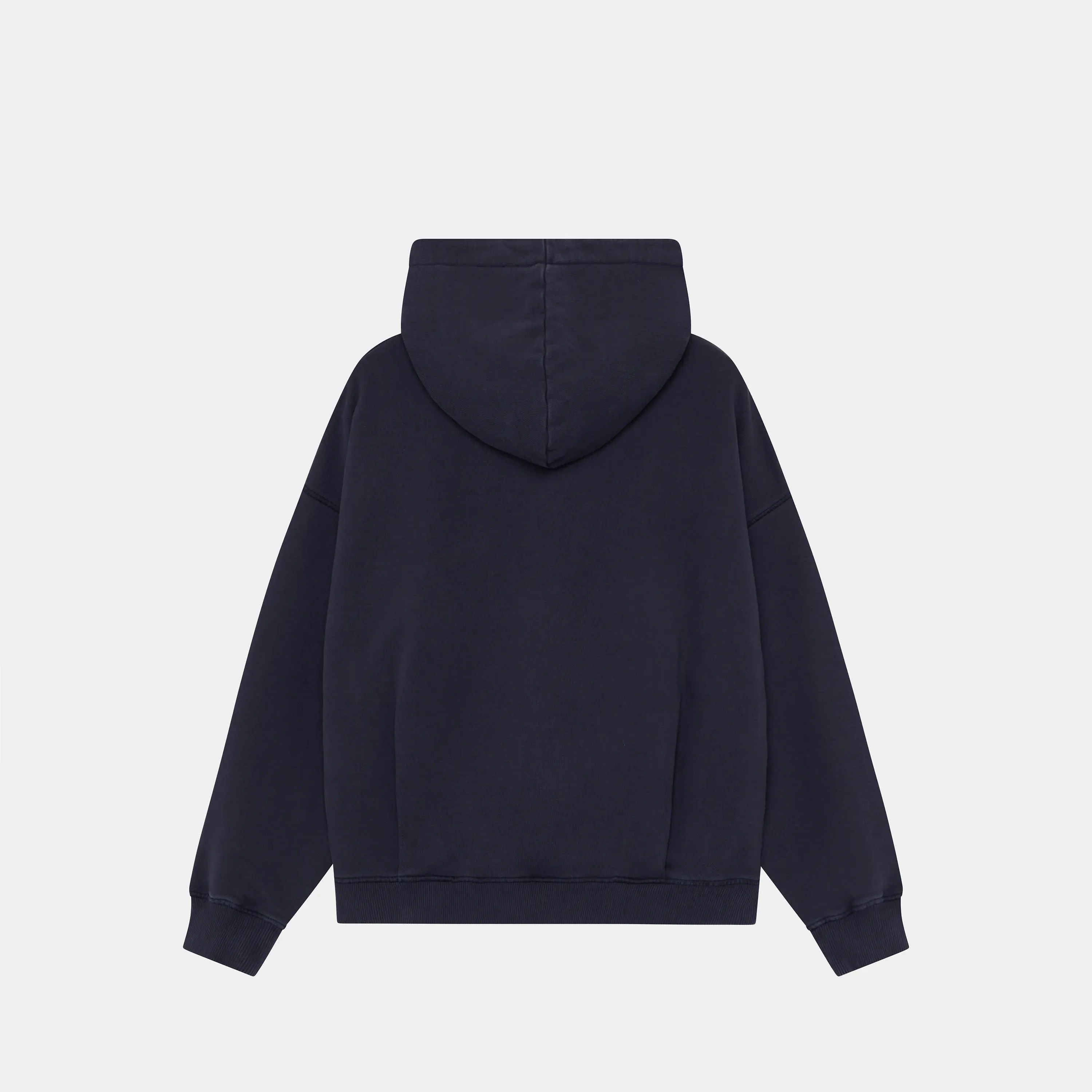 3N Row Navy Oversized Hoodie