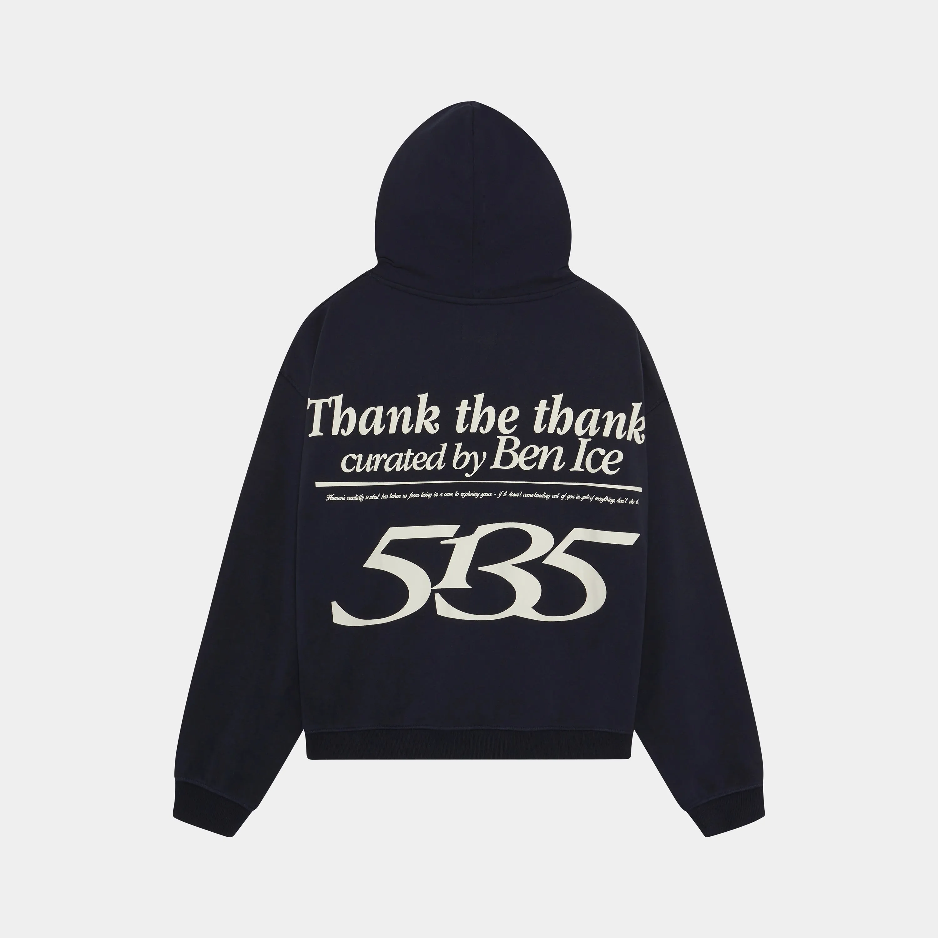 5135 Navy Oversized Hoodie