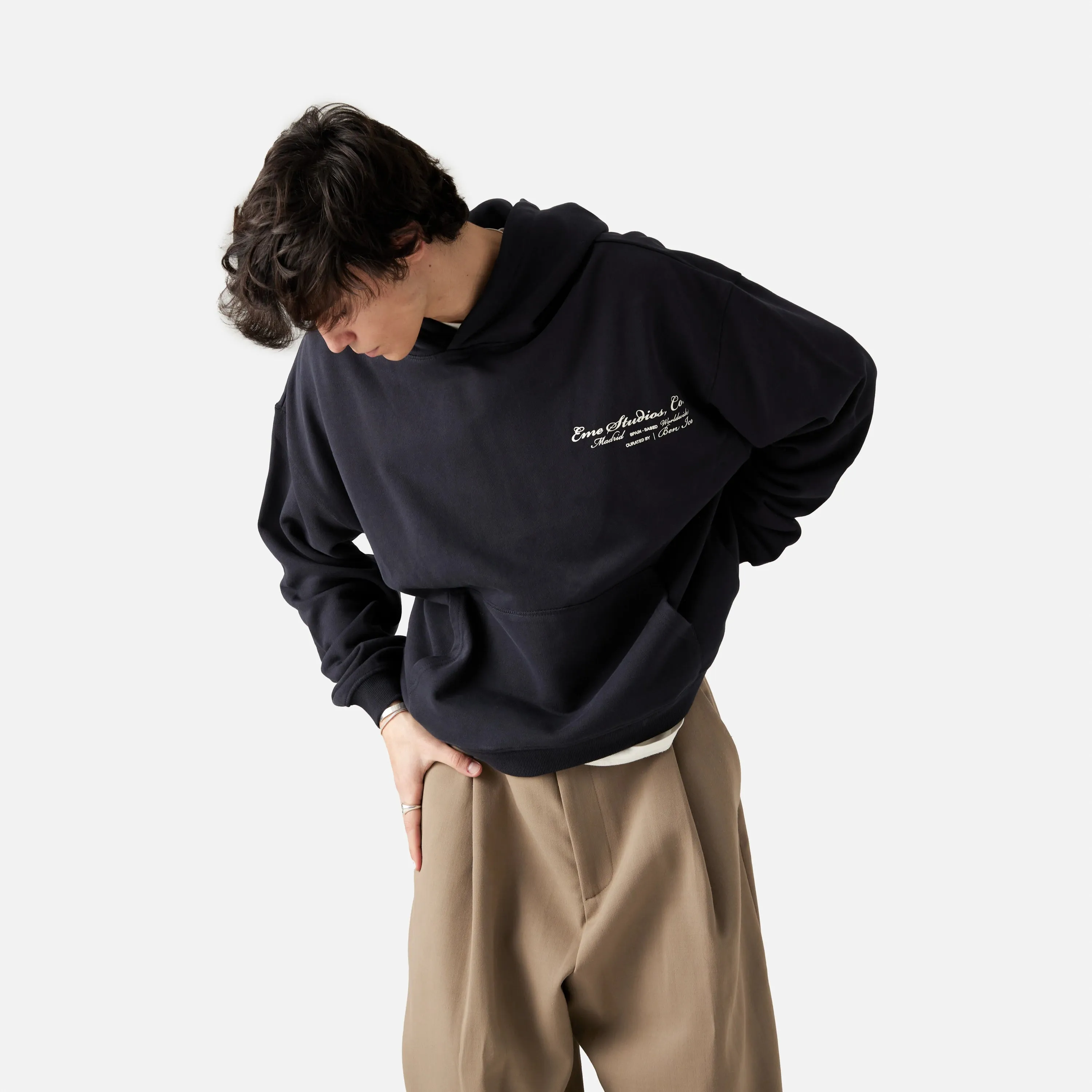 5135 Navy Oversized Hoodie