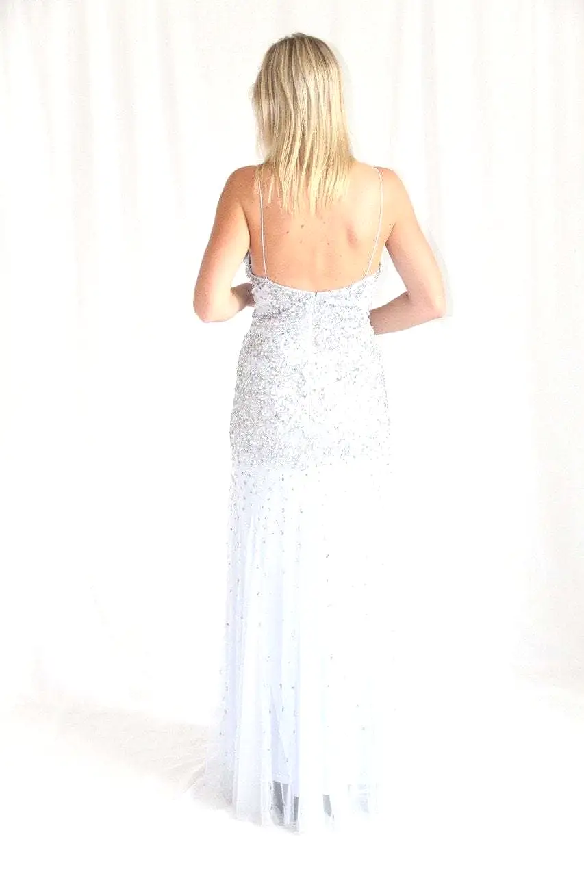 Adrianna Papell - Fully Beaded Sleeveless Gown 91904720