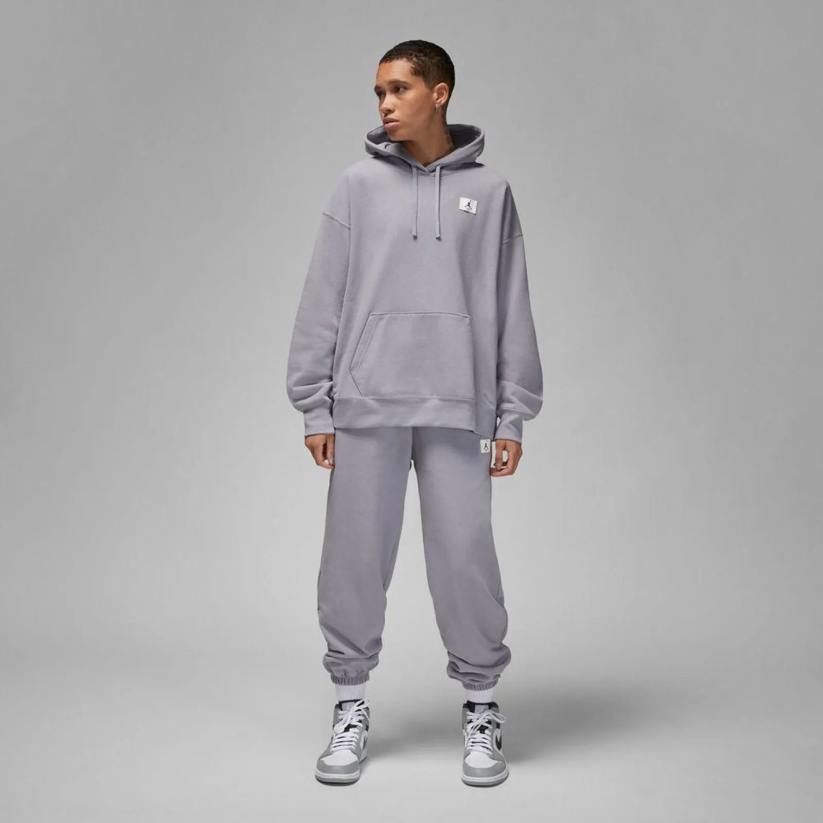 Air Jordan Flight Women's Fleece Hoodie ''Cement Grey''