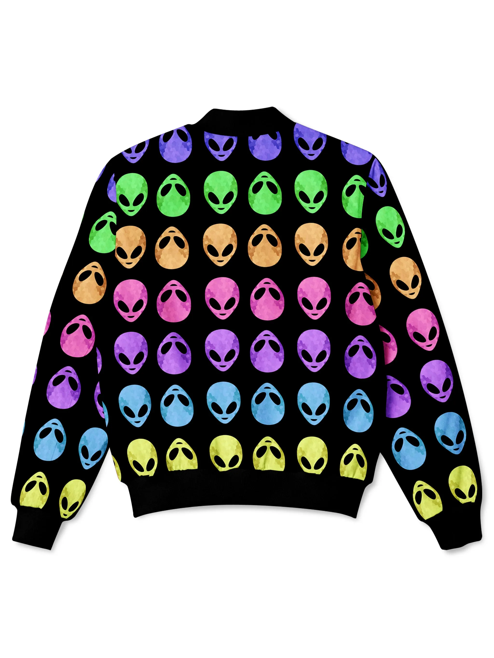 Alien Pattern Bomber Jacket