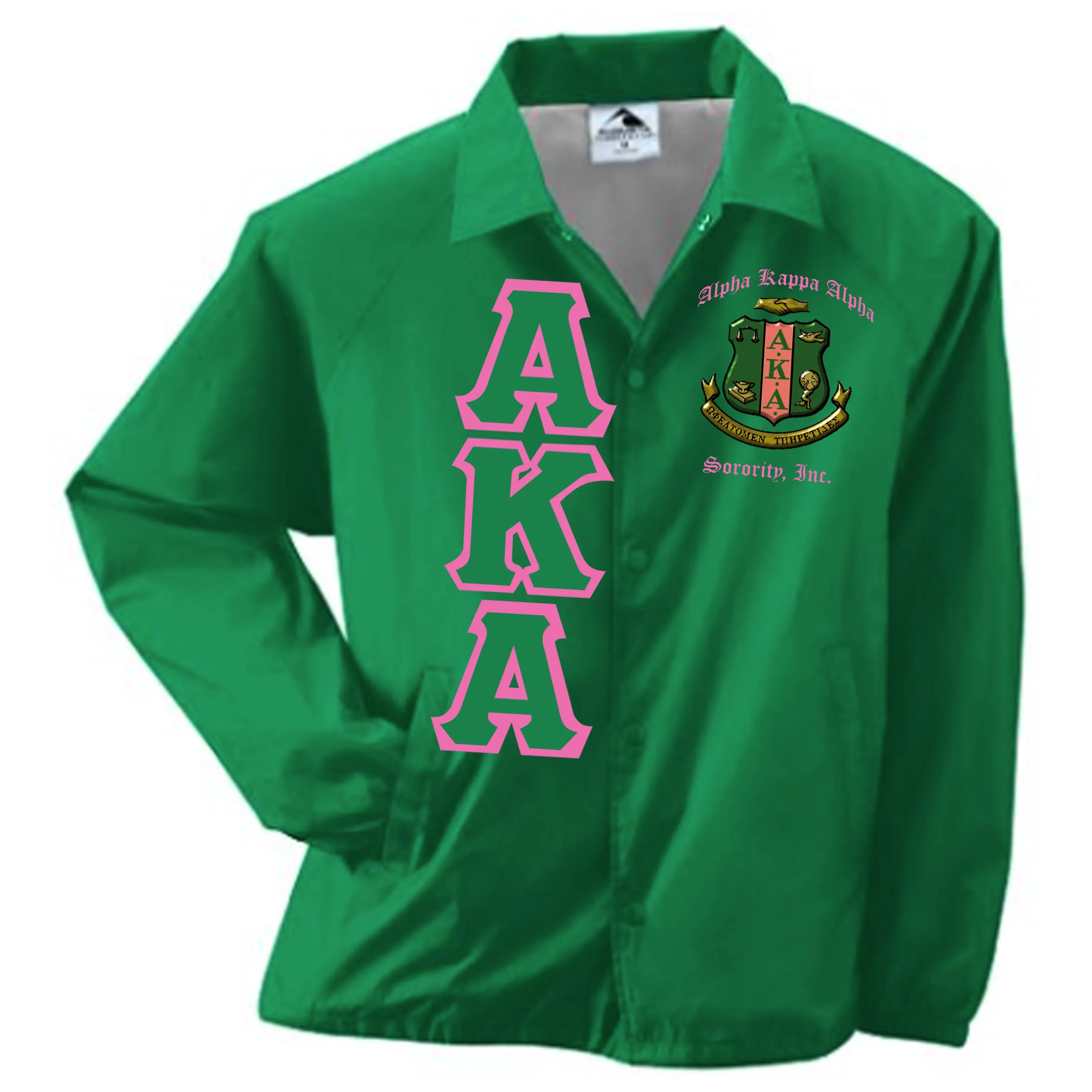 Alpha Kappa Alpha Crossing Jacket Crest&Letters