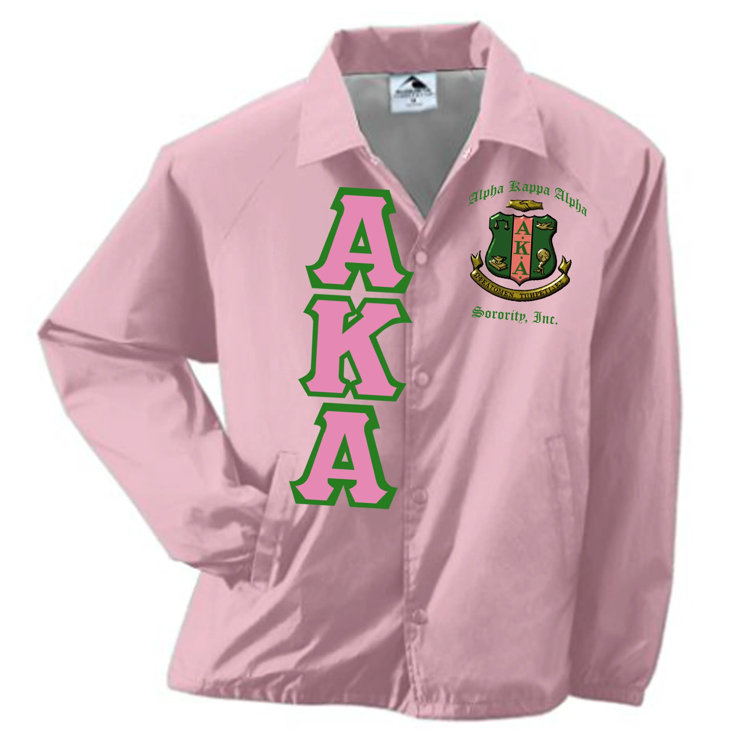 Alpha Kappa Alpha Crossing Jacket Crest&Letters