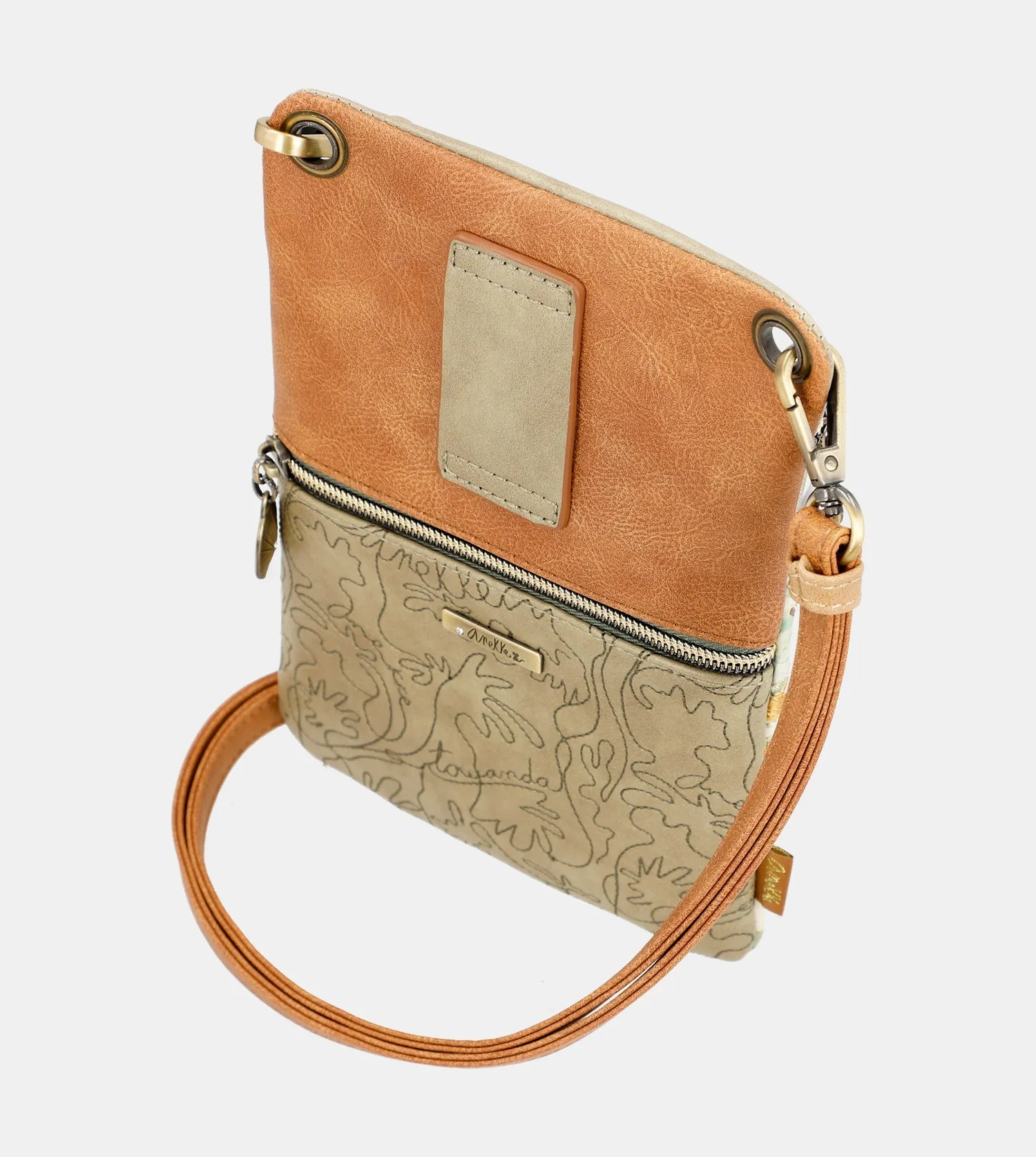 Amazonia mini crossbody bag with double compartment