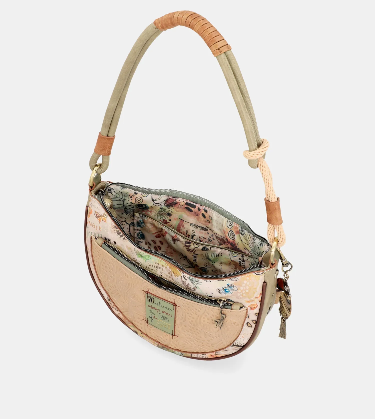 Amazonia oval crossbody bag plus messenger bag