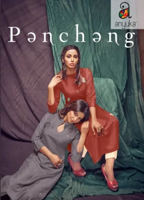 ANYUKA PANCHANG SPRING SUMMER PARTYWEAR KURTI WITH EMBROIDERY WORK