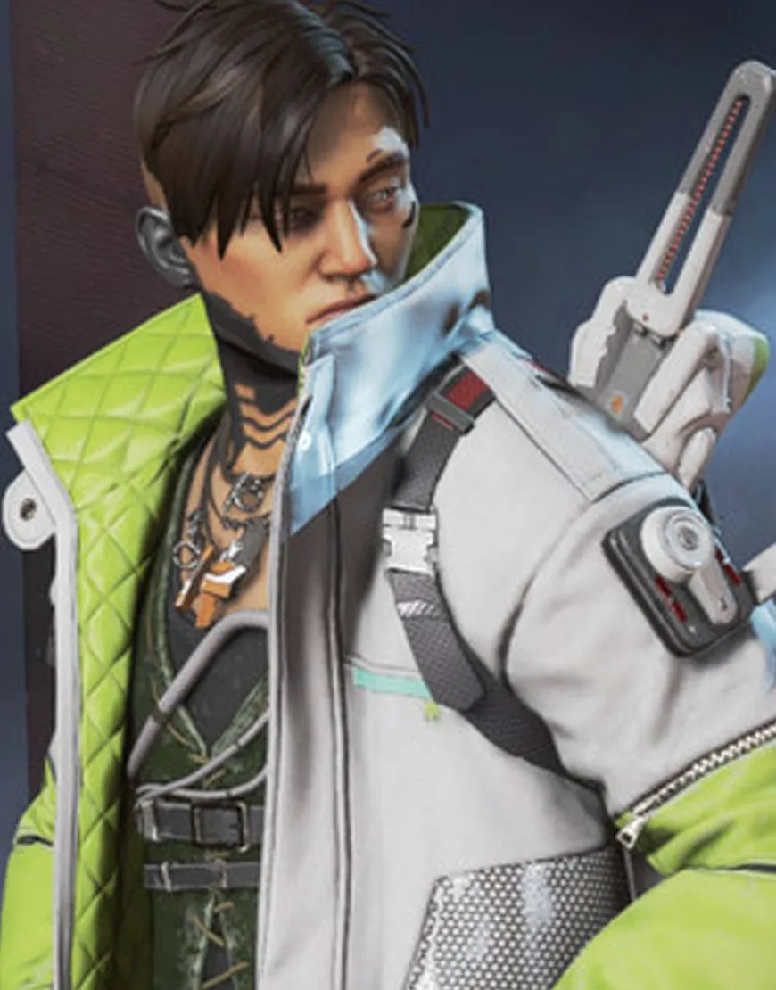 Apex Legends Season 3 Crypto Leather Jacket - Apex Legends Jacket