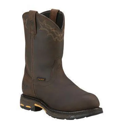 Ariat Boots: Men's 10001200 EH Pull-On Composite Toe Workhog Boots