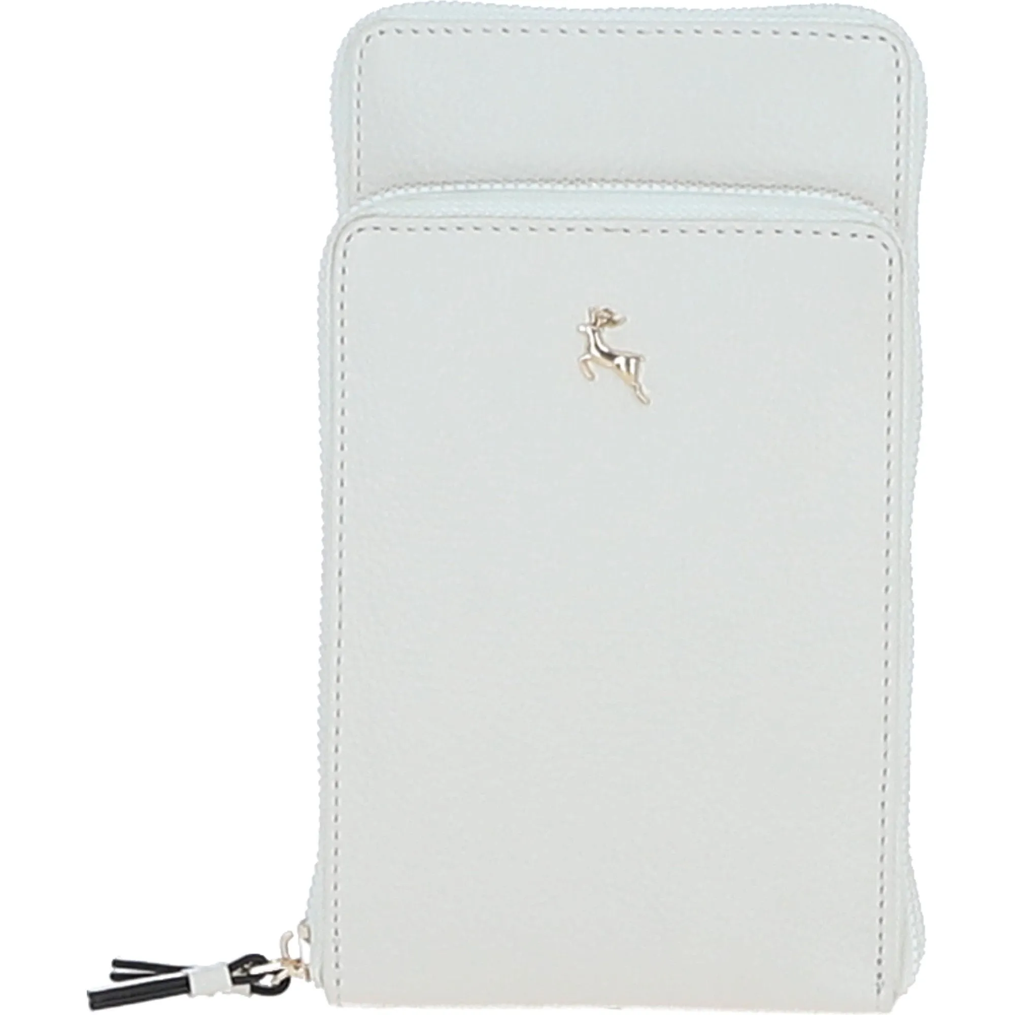 Ashwood Leather Luxury Crossbody Phone Bag Design-X White: X-31