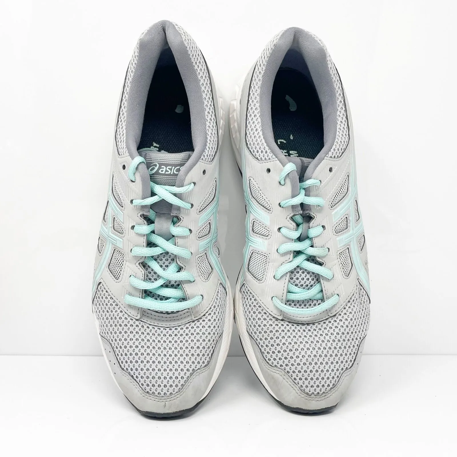 Asics Womens Gel Contend 5 1012A231 Gray Running Shoes Sneakers Size 10 W