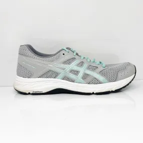 Asics Womens Gel Contend 5 1012A231 Gray Running Shoes Sneakers Size 10 W