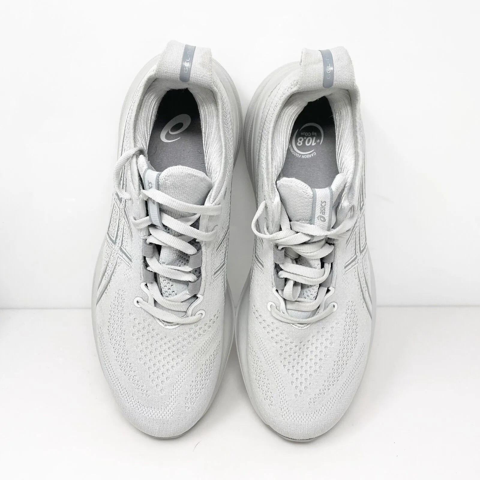 Asics Womens Gel Nimbus 26 1012B601 Gray Running Shoes Sneakers Size 8