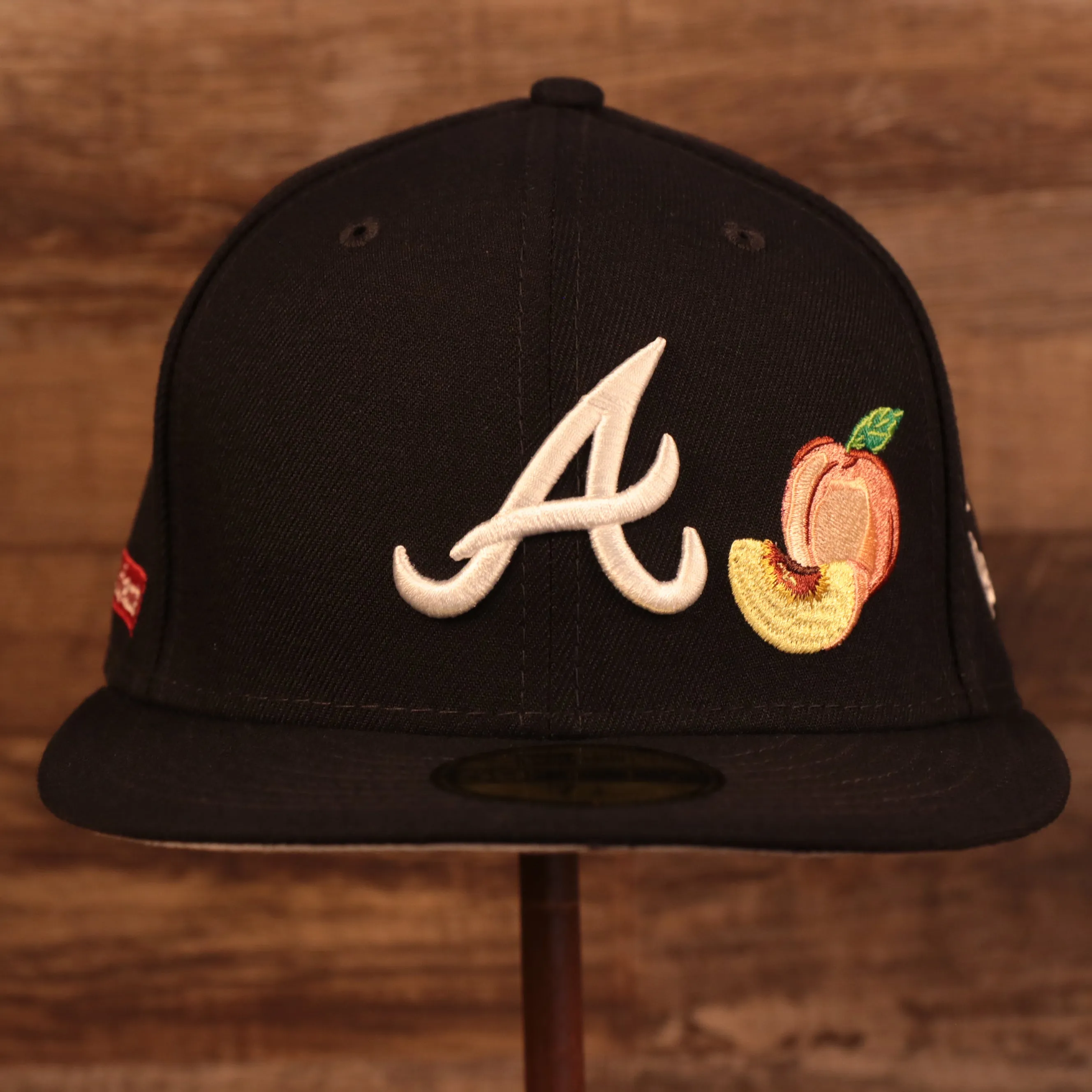 Atlanta Braves City Transit All Over Side Patch Gray Bottom 59Fifty Fitted Cap