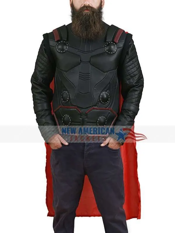 Avengers Infinity War Thor Vest - New American Jackets