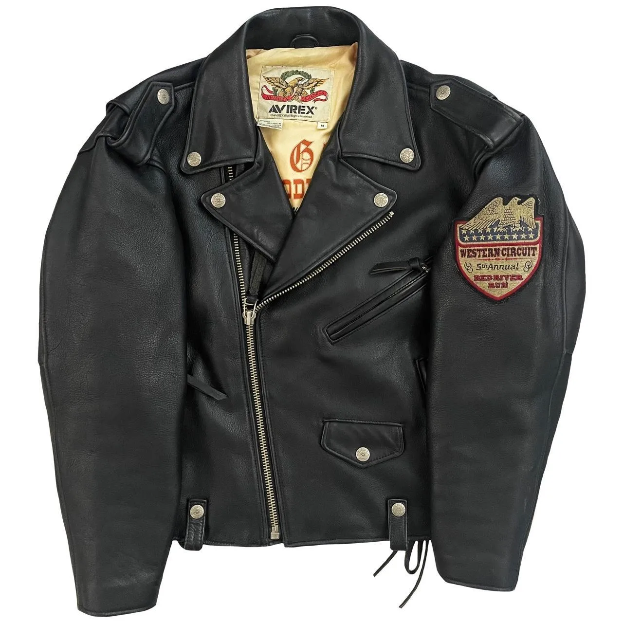 Avirex Leather Biker Jacket