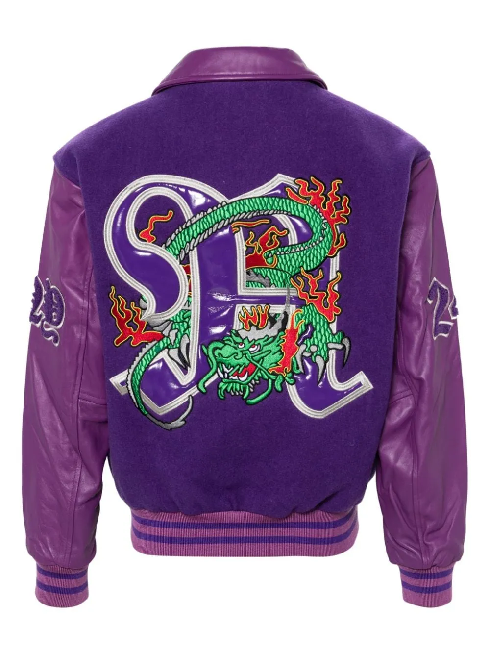 Awake Ny    Awake Ny Dragon Embroidered Varsity Jacket