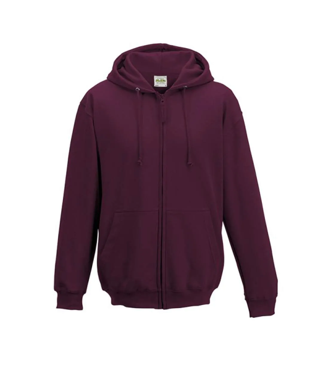 Awdis Plain Mens Hooded Sweatshirt / Hoodie / Zoodie (Burgundy) - UTRW180