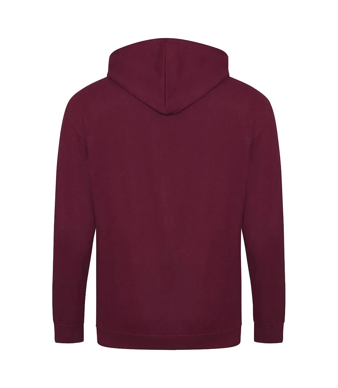 Awdis Plain Mens Hooded Sweatshirt / Hoodie / Zoodie (Burgundy) - UTRW180