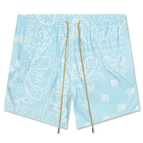 Bandana Swim Trunks - Sky/Creme