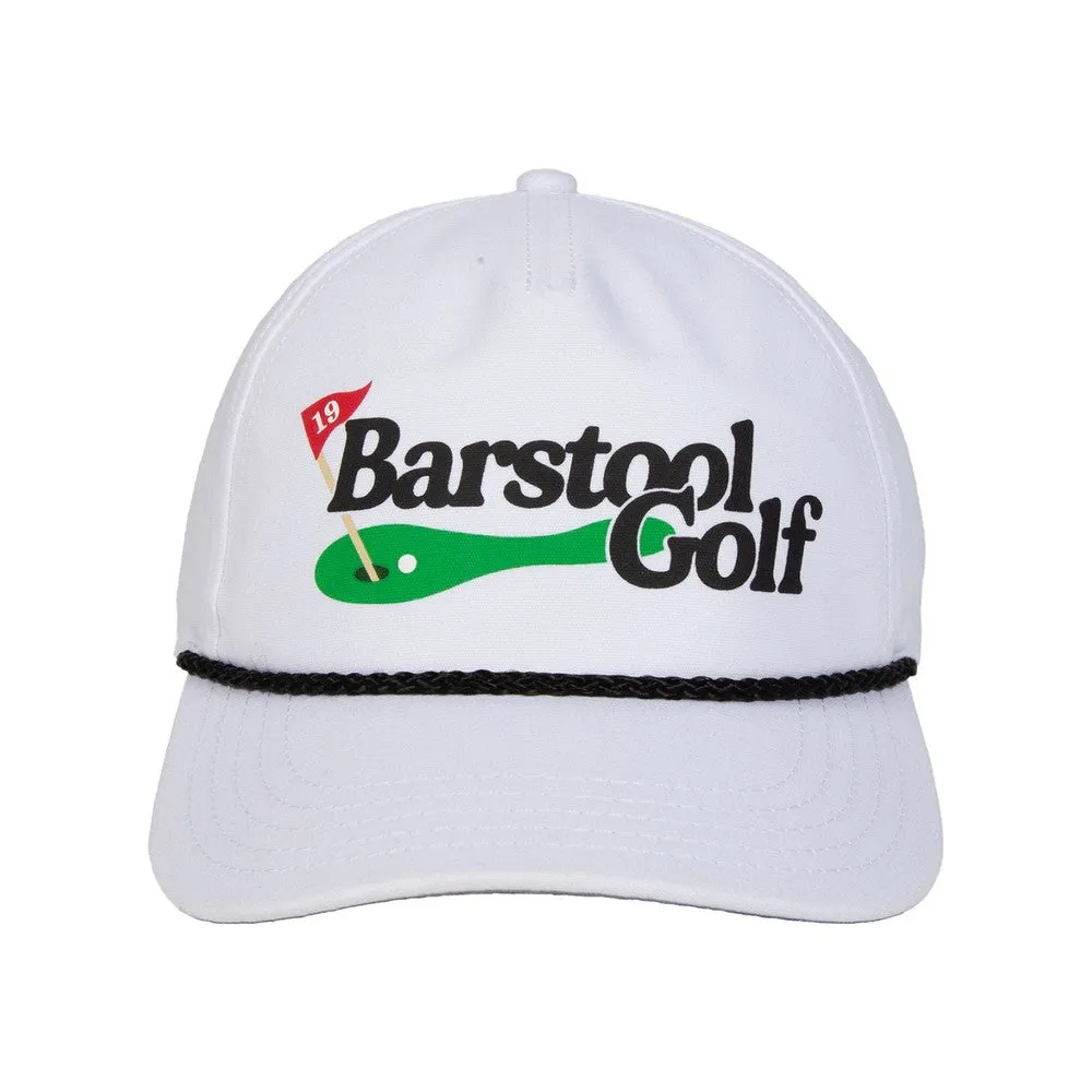 Barstool Golf Canvas Rope Hat