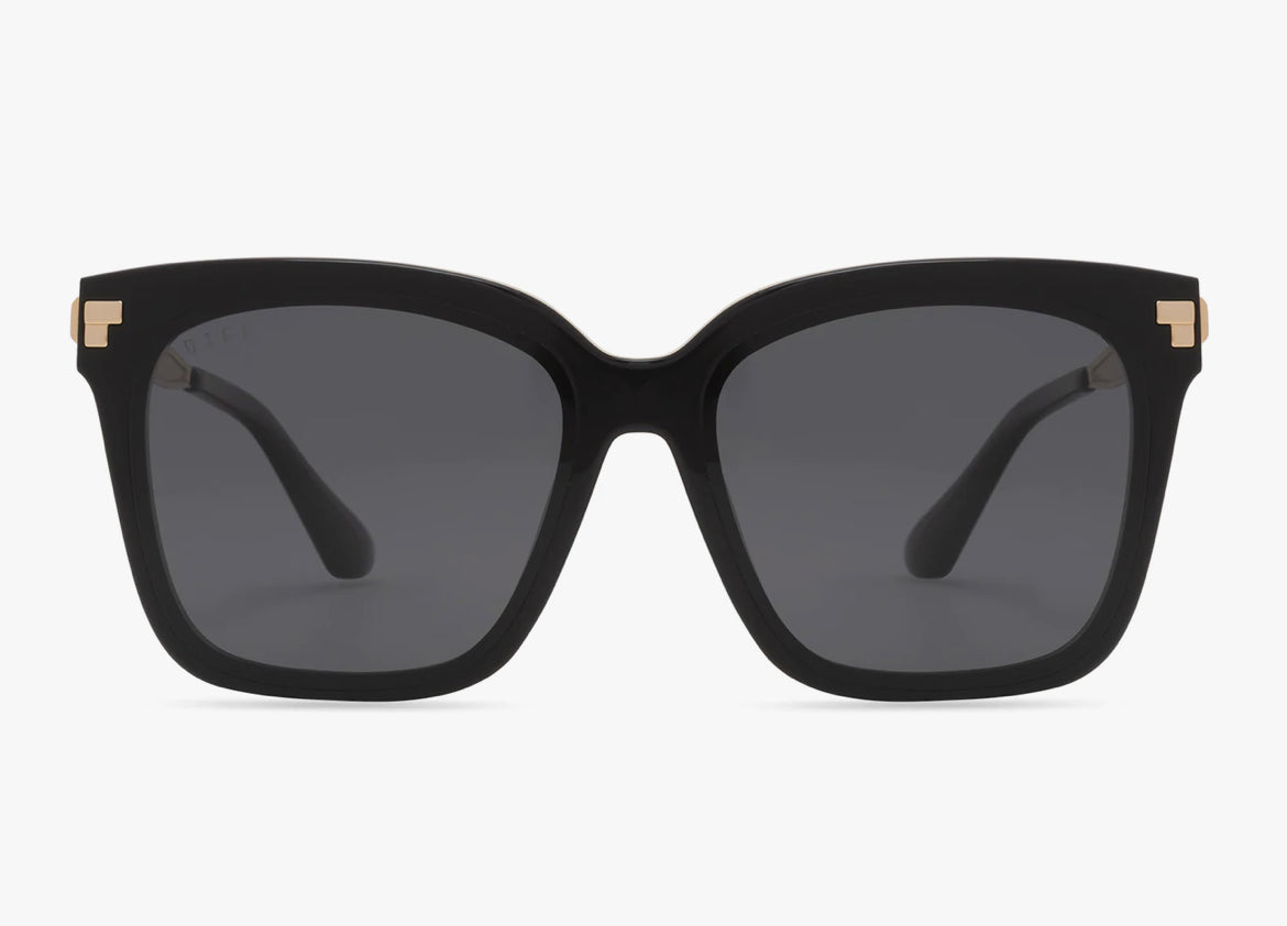 *Bella Black Sunglasses by DIFF*