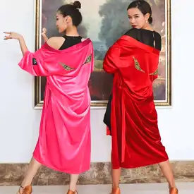 Black/Pink/Orange/Red/Green Unisex Latin Dancewear | 430