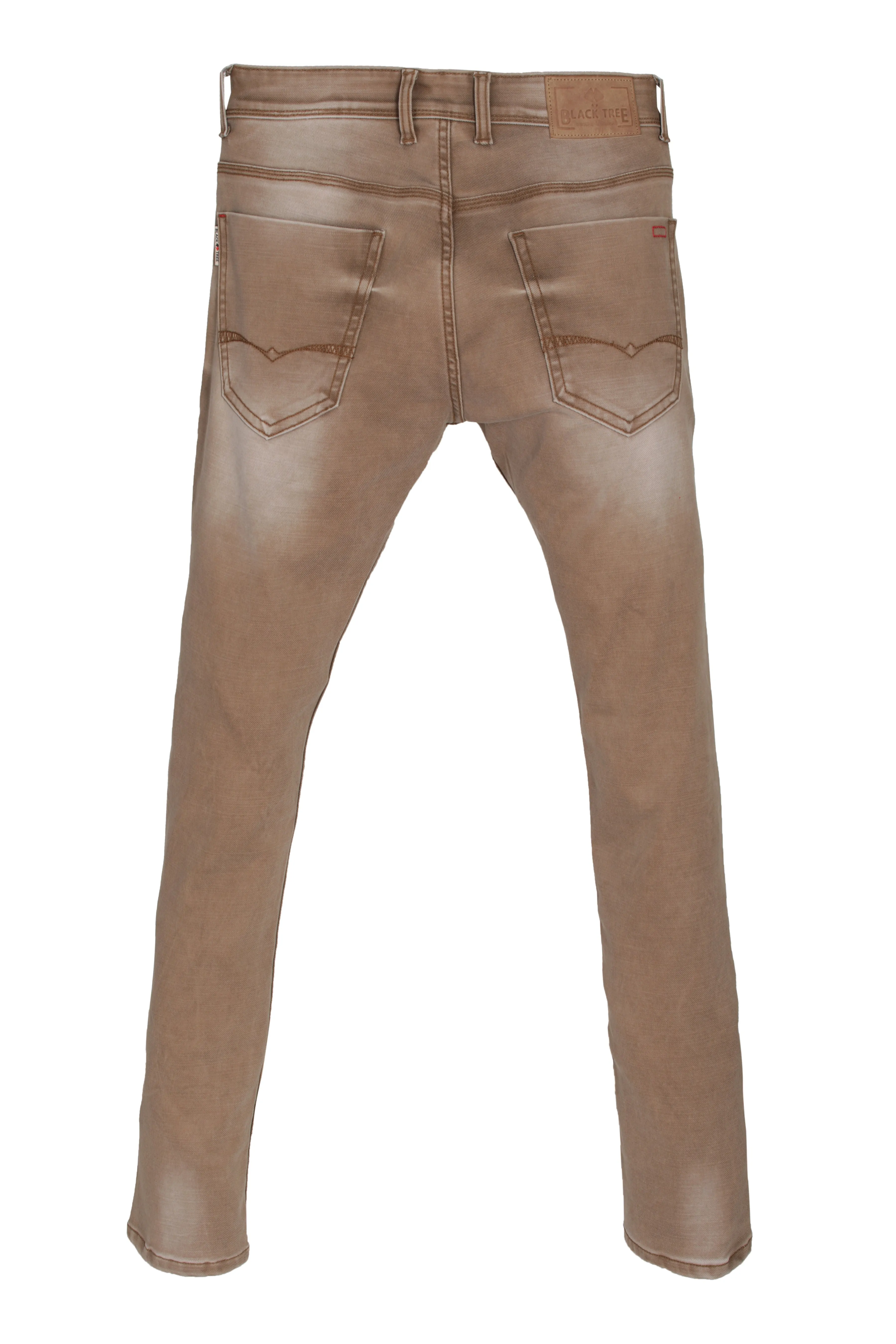 BLACKTREE TAN COLORED JEANS SLIM FIT DENIM BT008 A.