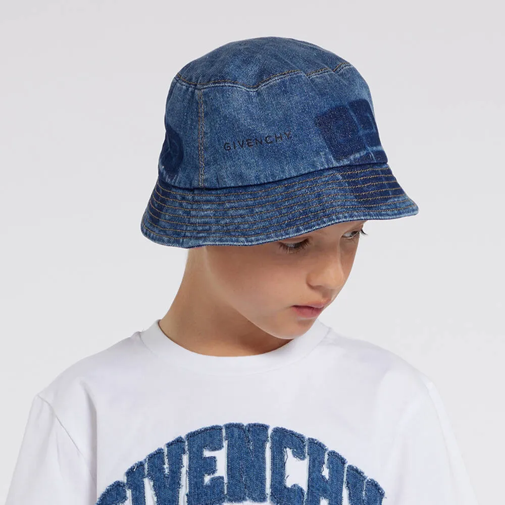 Blue 4G Denim Bucket Hat