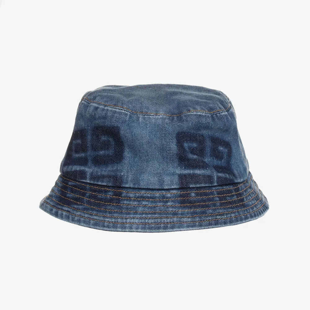 Blue 4G Denim Bucket Hat