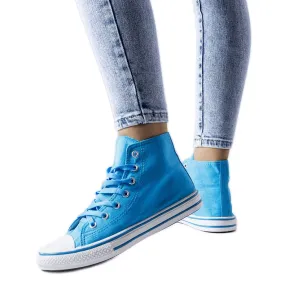 Blue high-top sneakers from Alaine