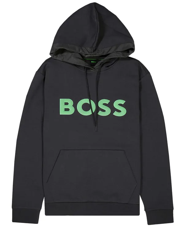 BOSS GREEN Boss 'Soody' 3D Logo Design Hoody - Grey