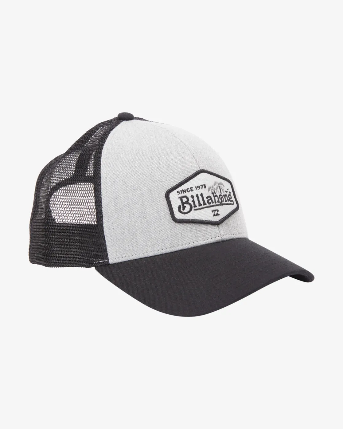 Boys Walled Trucker Hat - Grey Heather