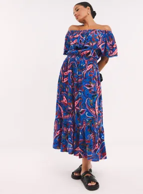 Buy SIMPLY BE Magisculpt Maxi Bardot Beach Dress 32 | Dresses | Tu