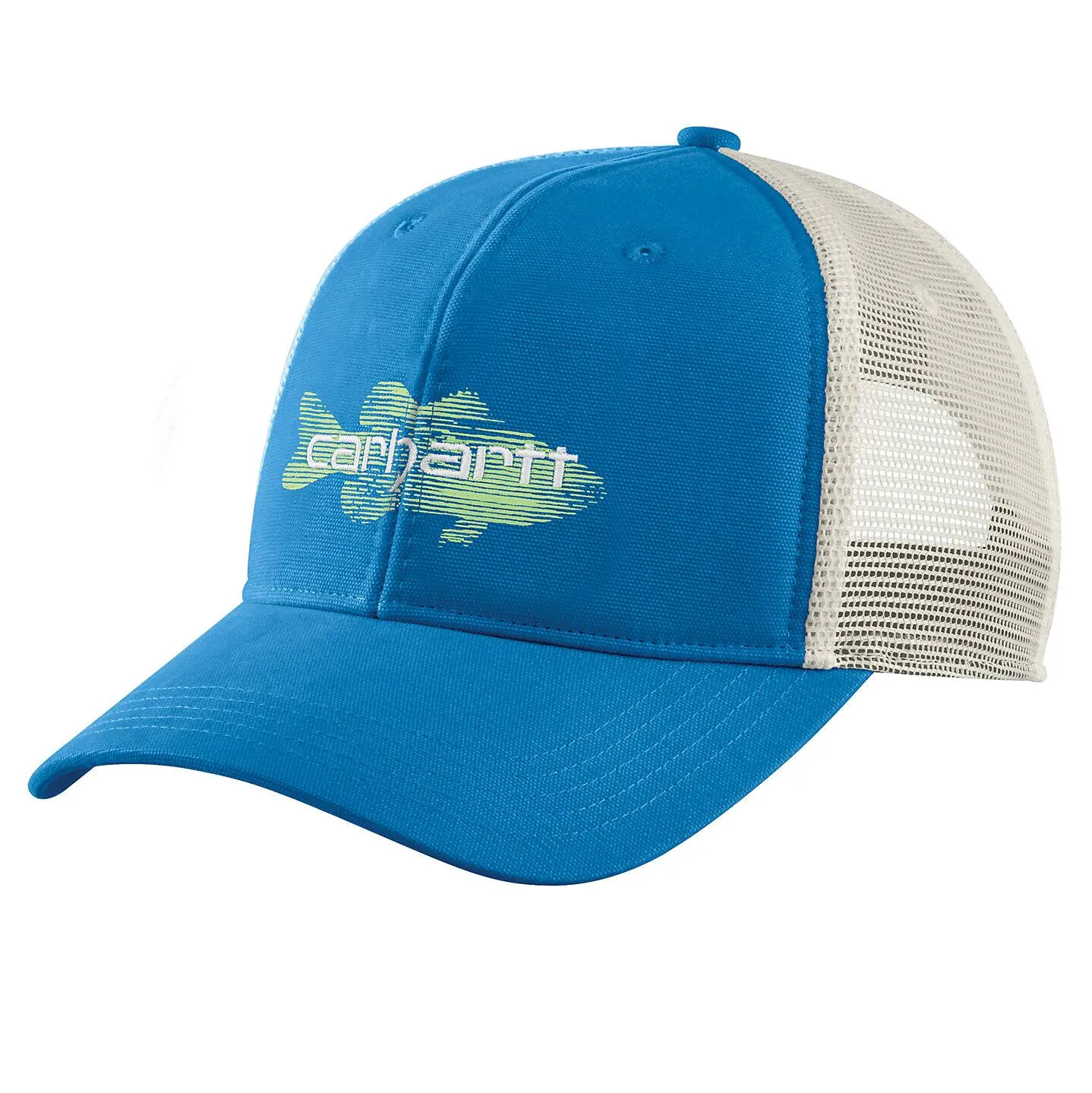 Carhartt Canvas Mesh-Back Fish Graphic Cap