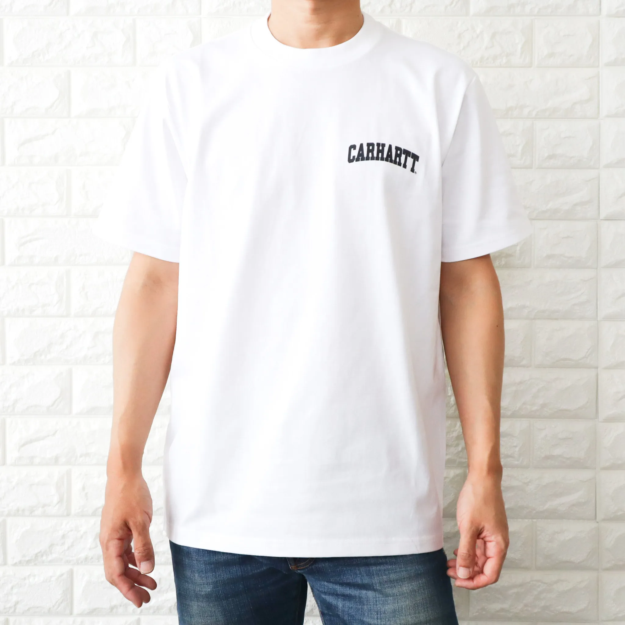 Carhartt  |Crew Neck Unisex Plain Cotton Short Sleeves Logo