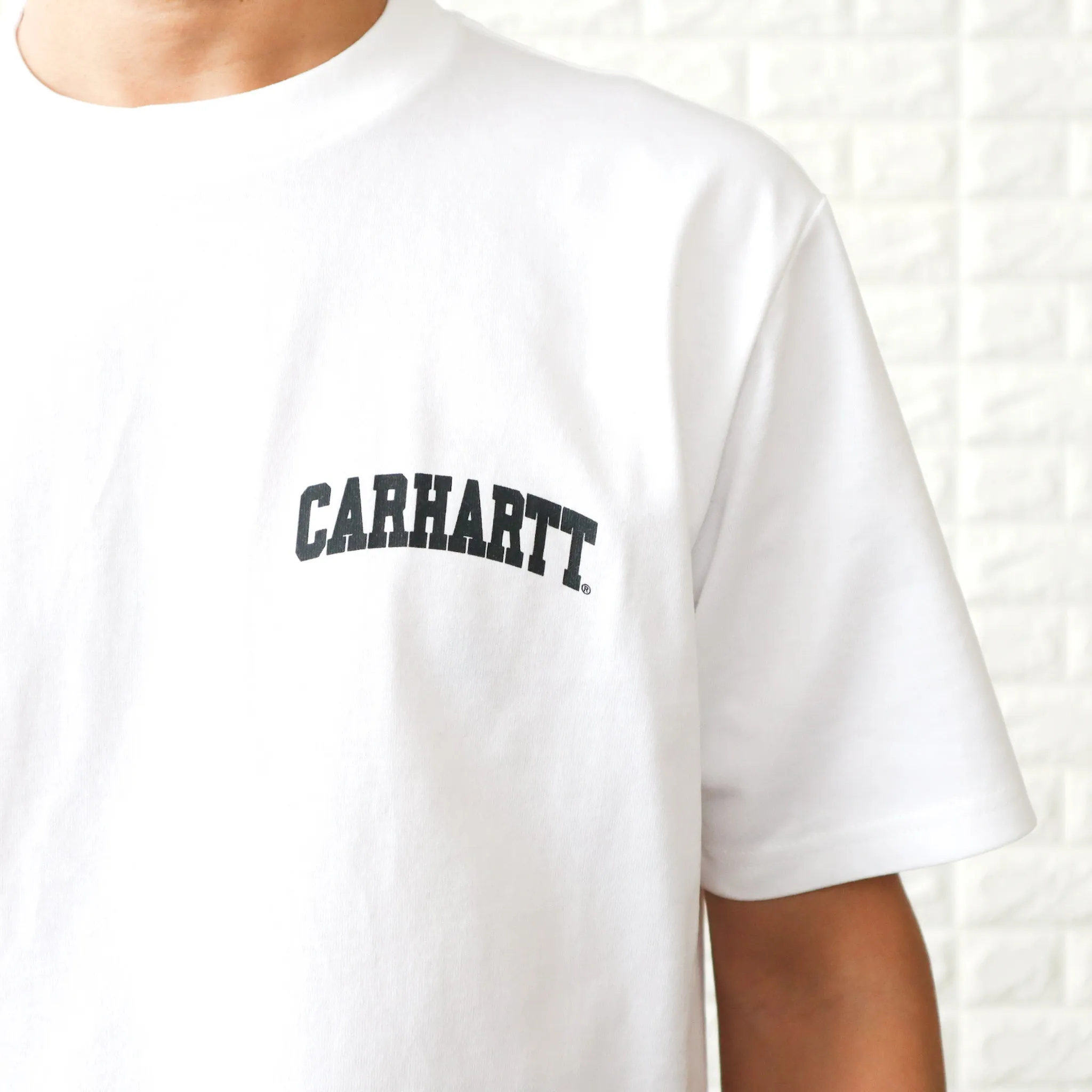 Carhartt  |Crew Neck Unisex Plain Cotton Short Sleeves Logo