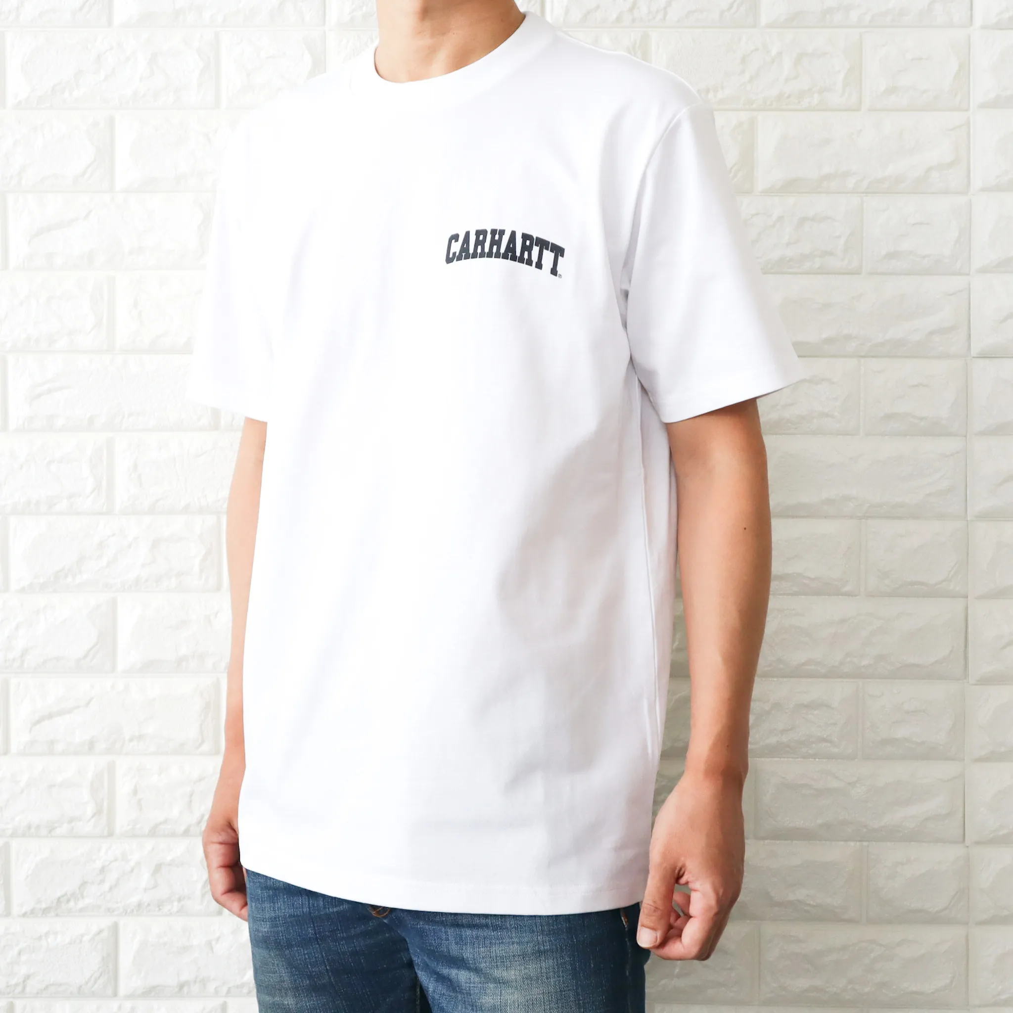 Carhartt  |Crew Neck Unisex Plain Cotton Short Sleeves Logo