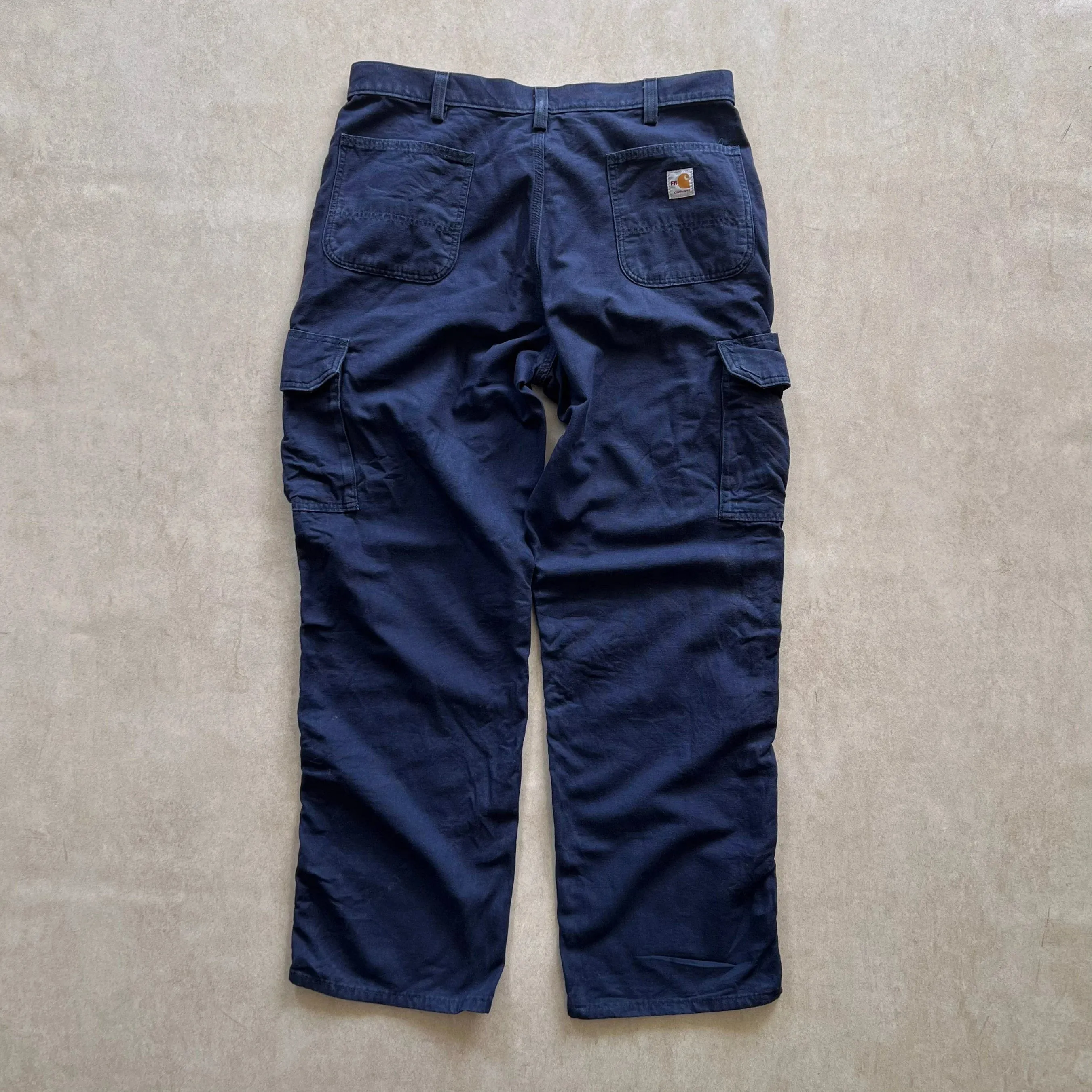 Carhartt Flame Resistant Navy Workwear Jeans - 38in