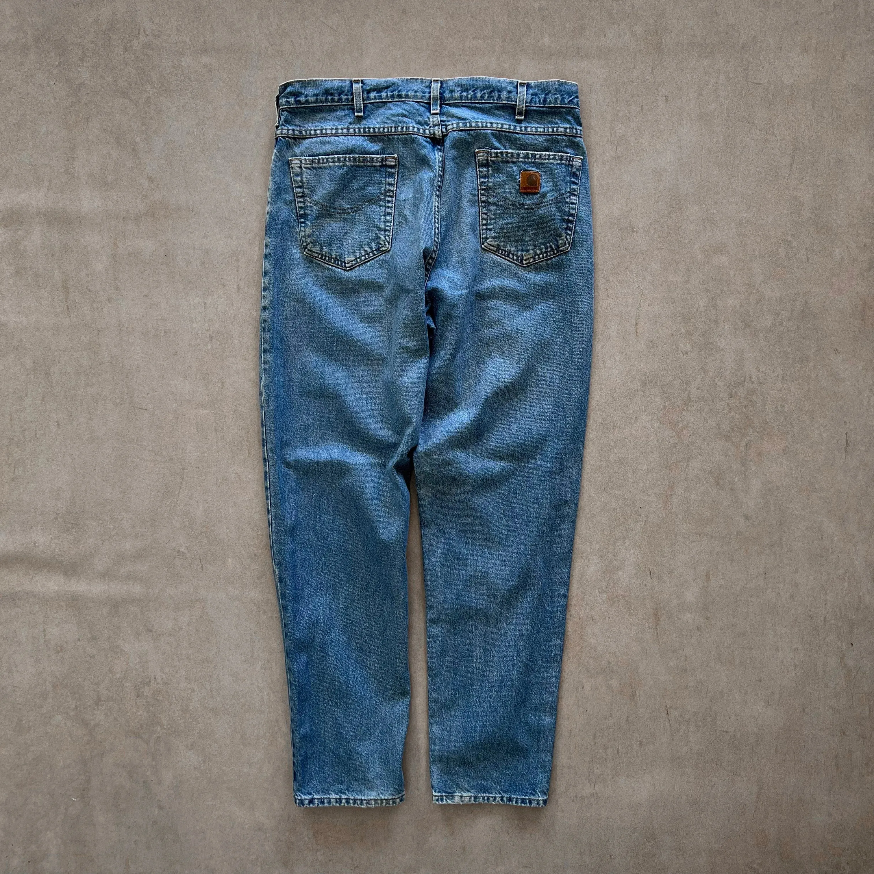 Carhartt Relaxed Fit Blue Denim Jeans - 38in