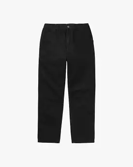 Carhartt WIP Single Knee Pant 30L - Black Rinsed