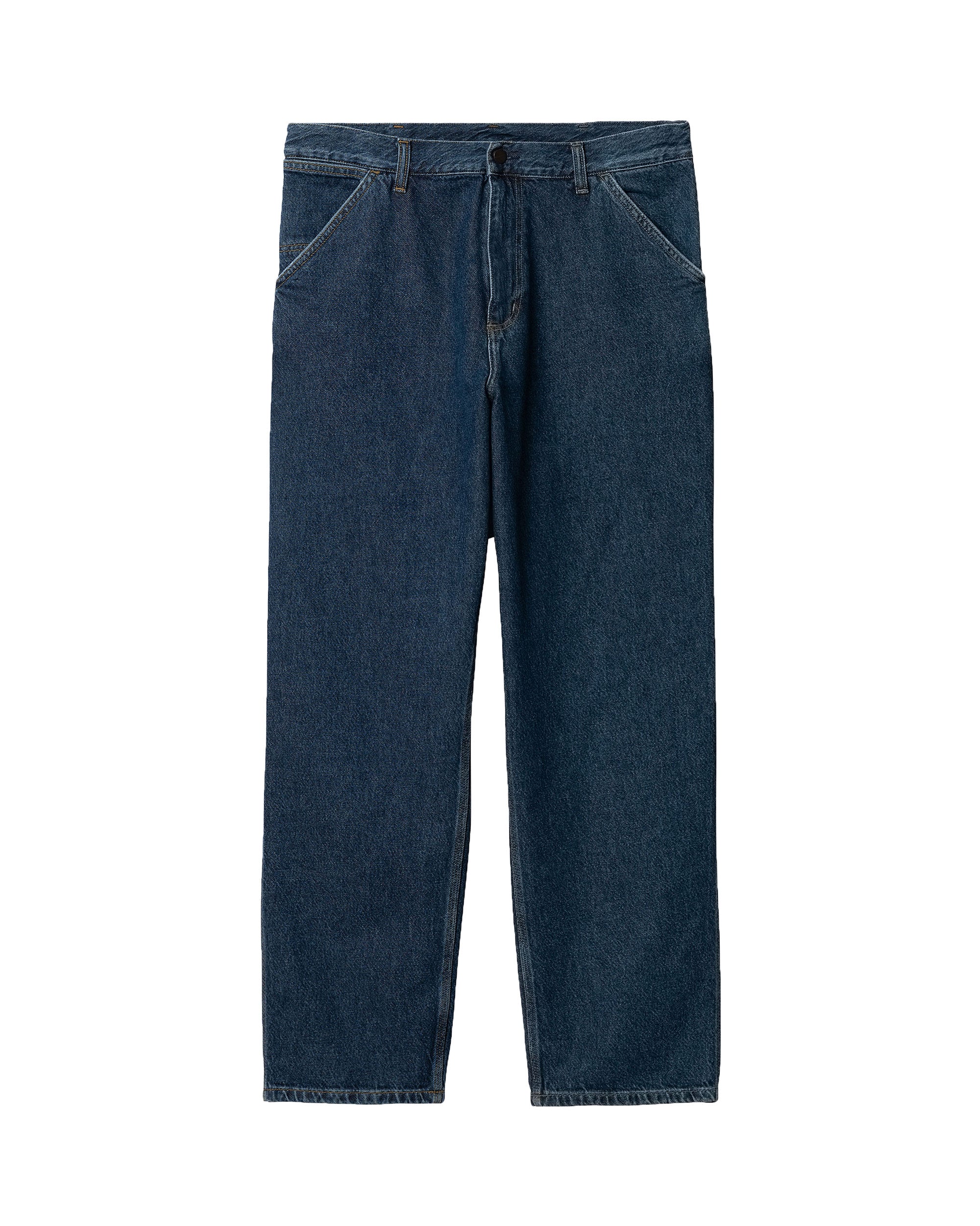 Carhartt Wip Single Knee Pant Blue Stone Washed