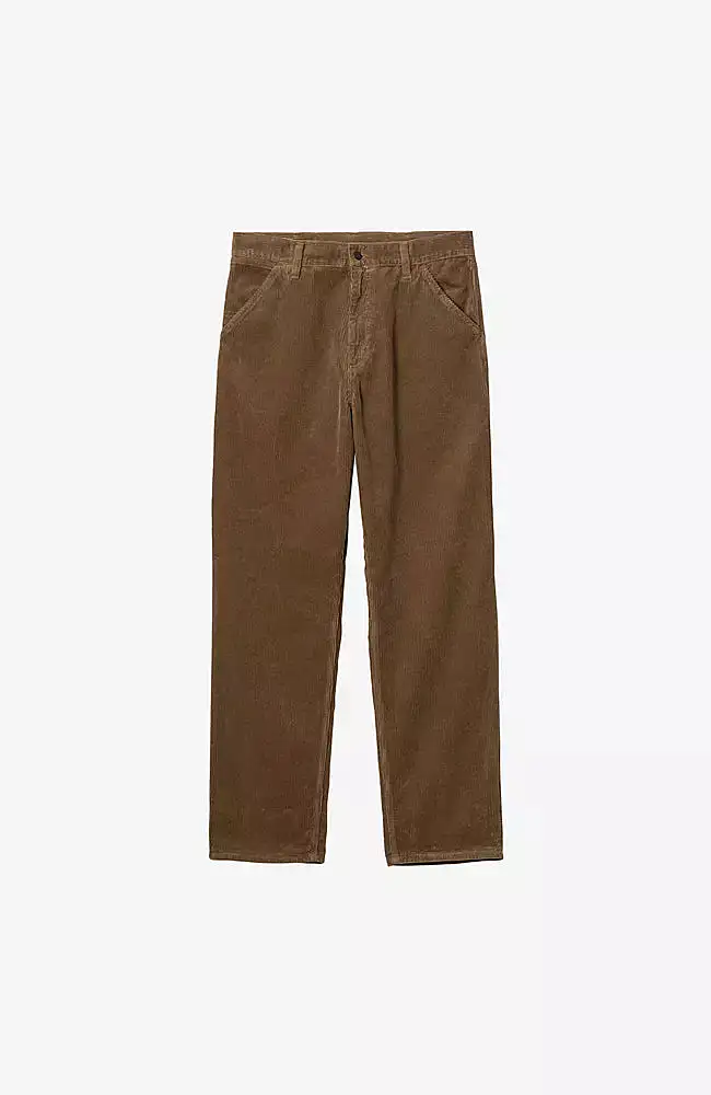 CARHARTT WIP Single Knee Pant Corduroy Tamarind Rinsed