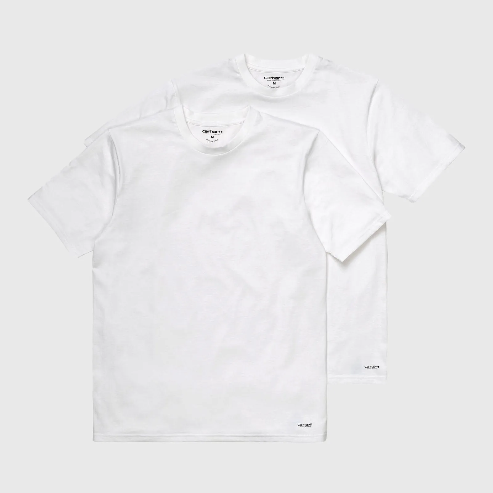 Carhartt WIP T-Shirt Standard Crew Neck Cotone Bianco