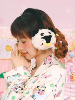 Cartoon Panda Penguin Warm Plush Earmuffs