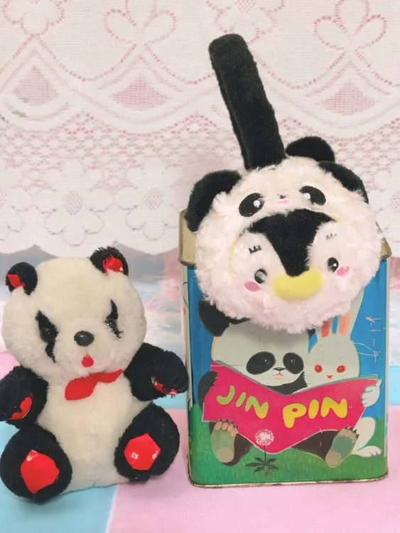 Cartoon Panda Penguin Warm Plush Earmuffs