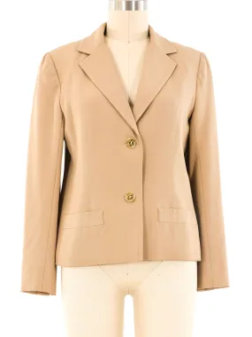 Celine Khaki Cropped Jacket