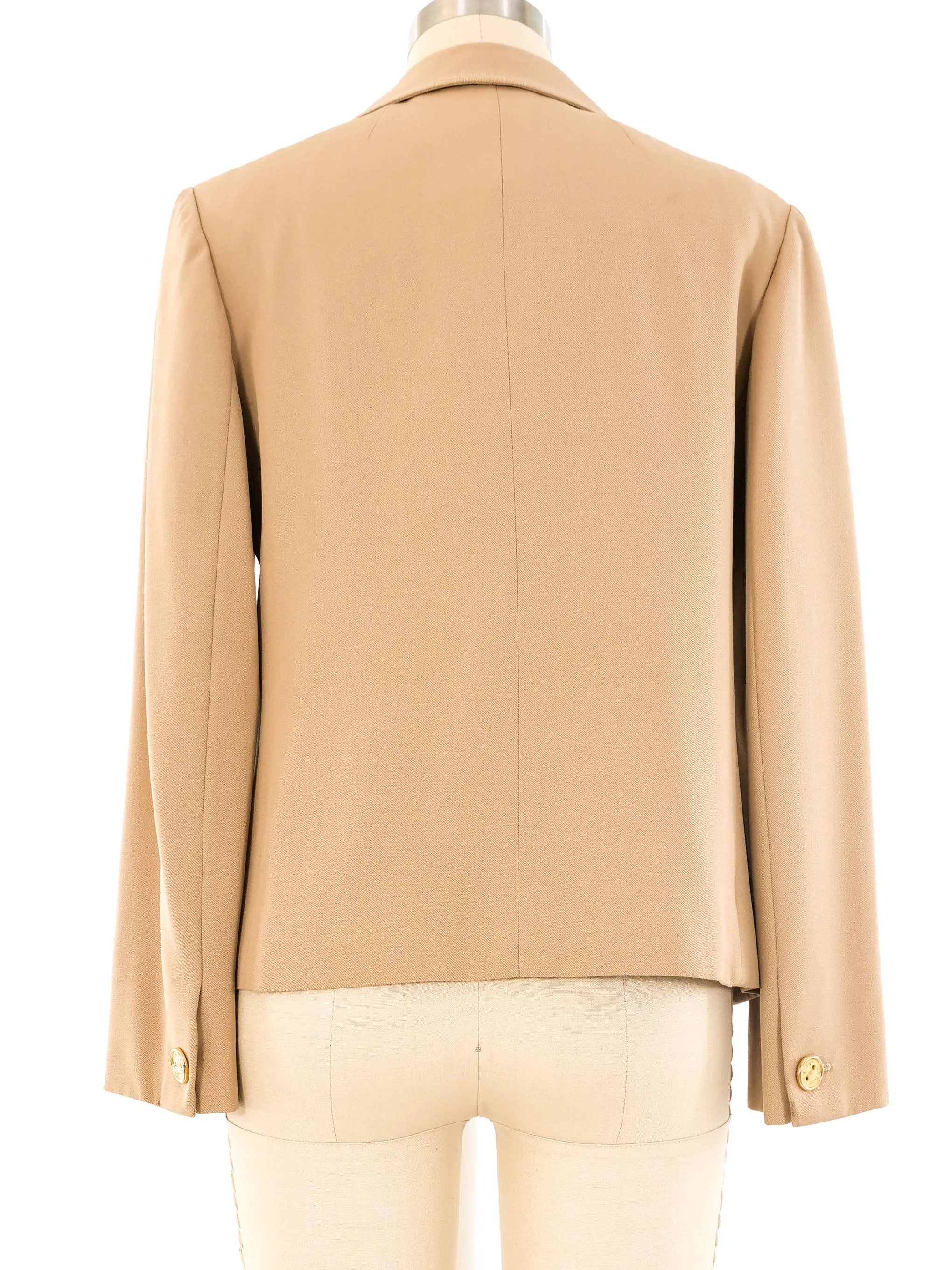 Celine Khaki Cropped Jacket