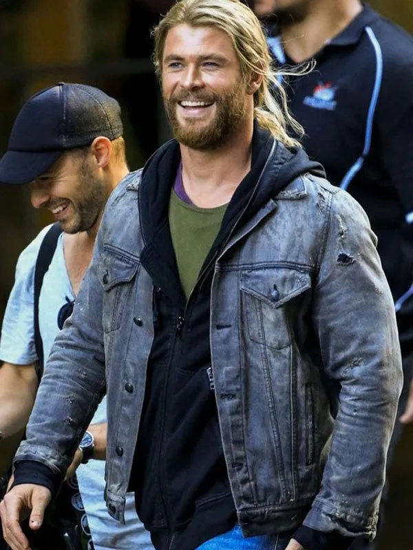 Chris Hemsworth Thor Ragnarok Jacket - Famous Jackets